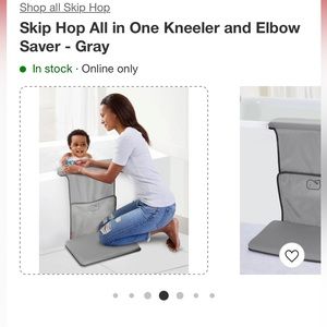 Skip Hop All in One Kneeler and Elbow Saver - Gray